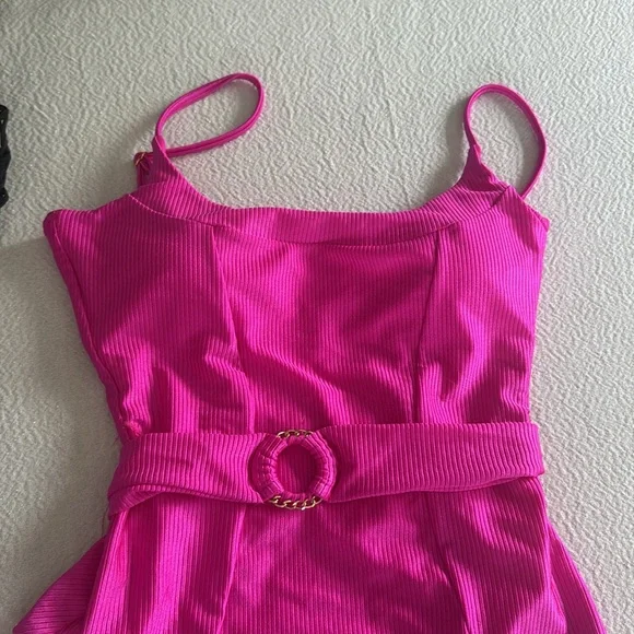 BECCA Monte Carlo Belted Rib One-Piece Swimsuit, Size Large, $158 - Picture 10 of 15